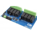 8-Channel DPDT Signal Relay Controller with I2C Interface